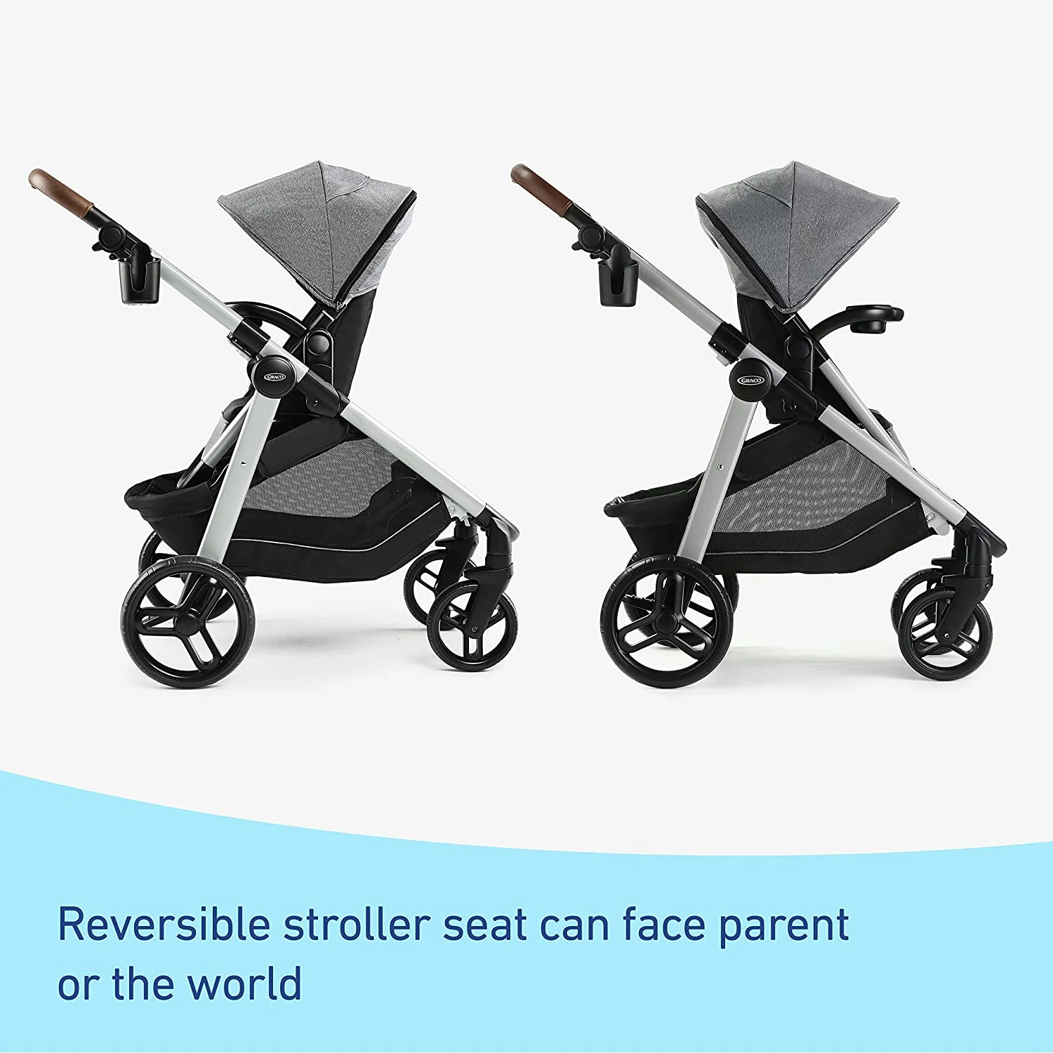 Graco Modes Nest2Grow Stroller, Black, 21.96 lbs
