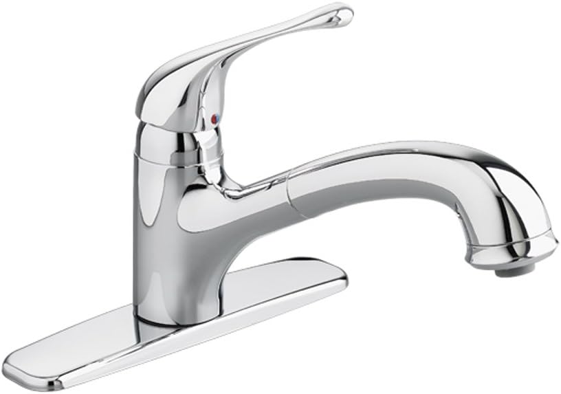 American Standard 4175300.075 Colony Soft 1 Handle High Arc Pull Down Kitchen Faucet, 1.5 GPM, Stainless Steel