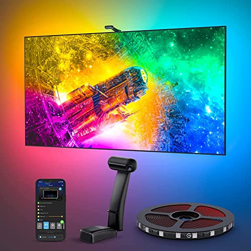 Govee Envisual TV LED Backlight T2 with Dual Cameras, RGBIC Wi-Fi LED Strip Lights for TVs