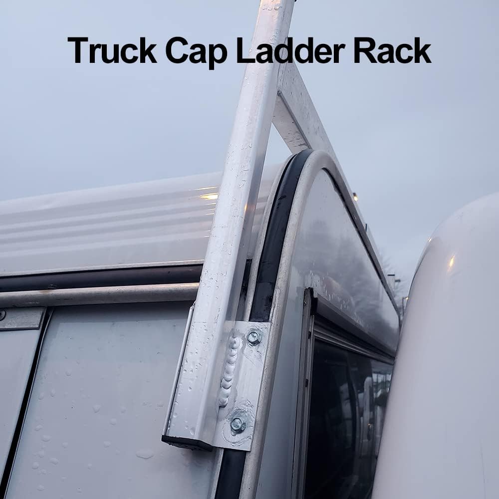 Mountainpeak Aluminum Truck Cap Ladder Rack for Trailer Topper