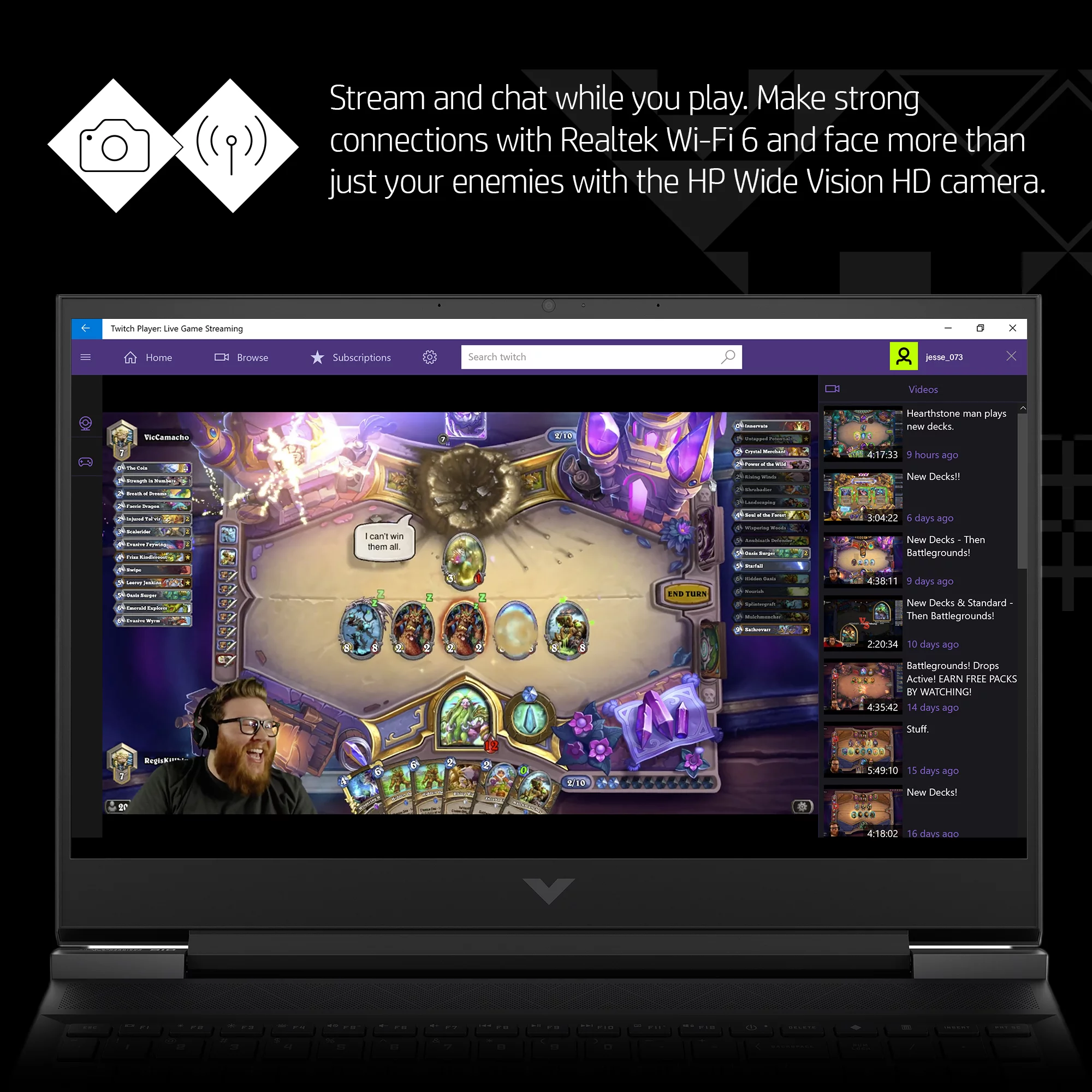 HP Victus 16.1" FHD, AMD Radeon RX 5500M (4GB GDDR6 dedicated), 8GB RAM, 256GB SSD, Mica Silver, Windows 10 Home, 16-e0011wm