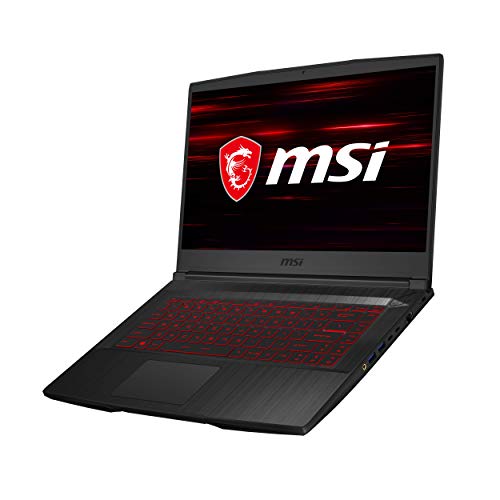 MSI GF63 THIN 9RCX-818 15.6" Gaming Laptop, Thin Bezel, Intel Core i7-9750H, NVIDIA GeForce GTX 1050 Ti, 8GB, 256GB NVMe SSD
