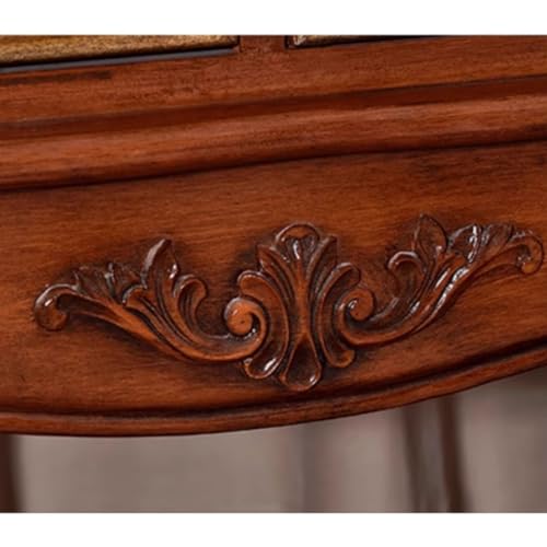 Bufetera Solid Wood Sideboard Rural Entrance Cabinet Living Room Entrance Storage Hand-painted Storage Cabinet