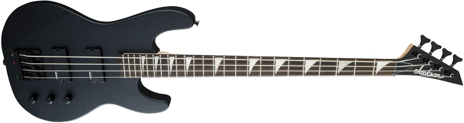 Jackson JS Series Concert Bass JS2, Satin Black, Amaranth Fingerboard