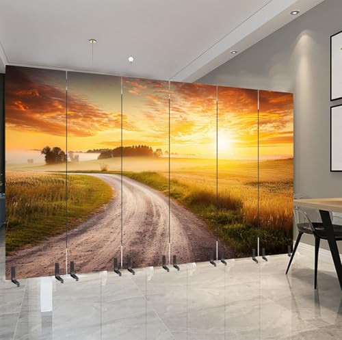 3 Panels Freestanding Acoustic Room Divider First Snow Woods Doroha Soundproof Privacy Screen Folding Sound Absorbing Partition Wall Divider for Office