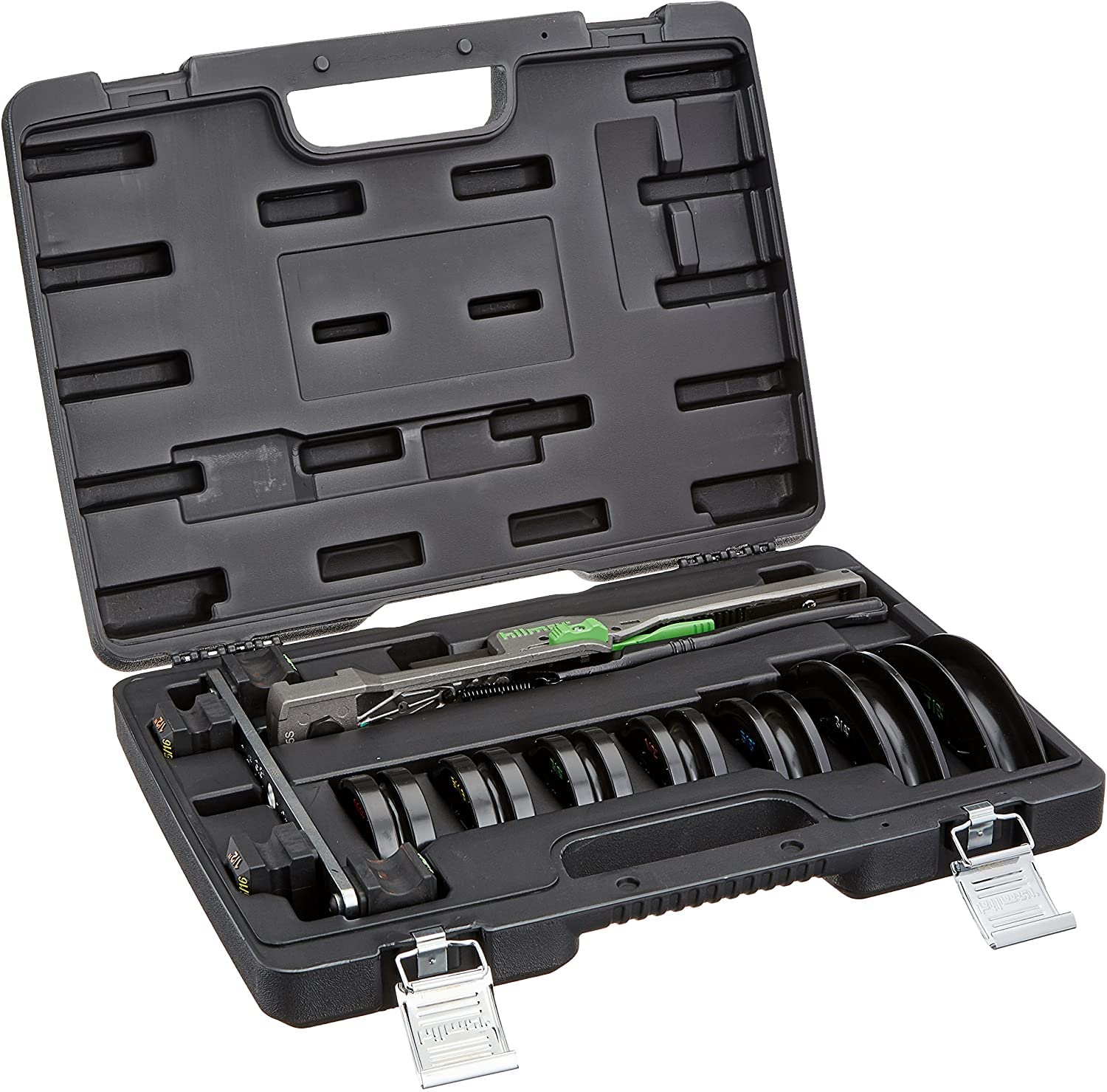 Hilmor 1839032 CBK Compact Bender Kit, 1/4" To 7/8" - HVAC Tools and Equipment for Tube and Pipe Bending, Black