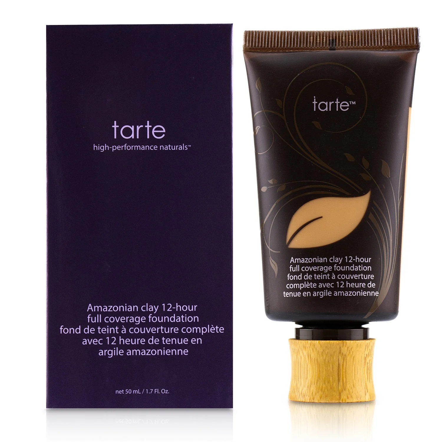 Tarte Amazonian Clay 12 Hour Full Coverage Foundation - # 42G Tan Golden  50ml/1.7oz
