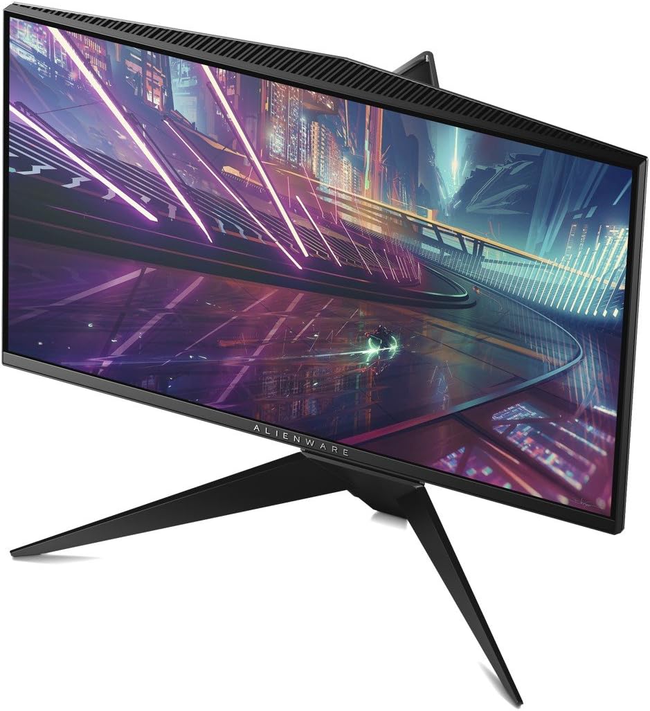 Alienware 25 Gaming Monitor - AW2518Hf, Full HD @ Native 240 Hz, 16: 9, 1ms response time, DP, HDMI 2.0A, USB 3.0, AMD Freesync, Tilt, Swivel, Height-Adjustable