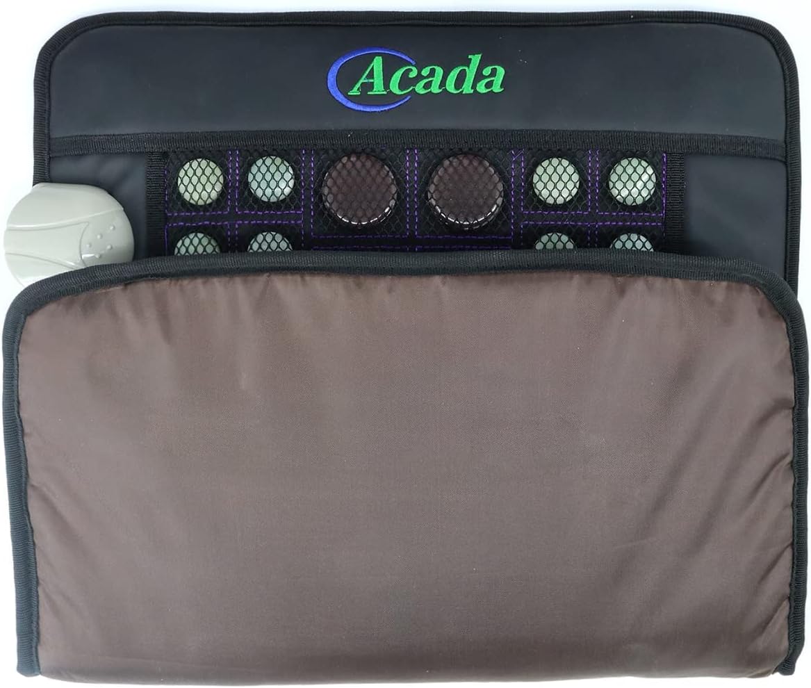 Acada Far Infrared Heating Pad - Jade Tourmaline Hot Stone Pad - Infrared Heating Pad (31x21)