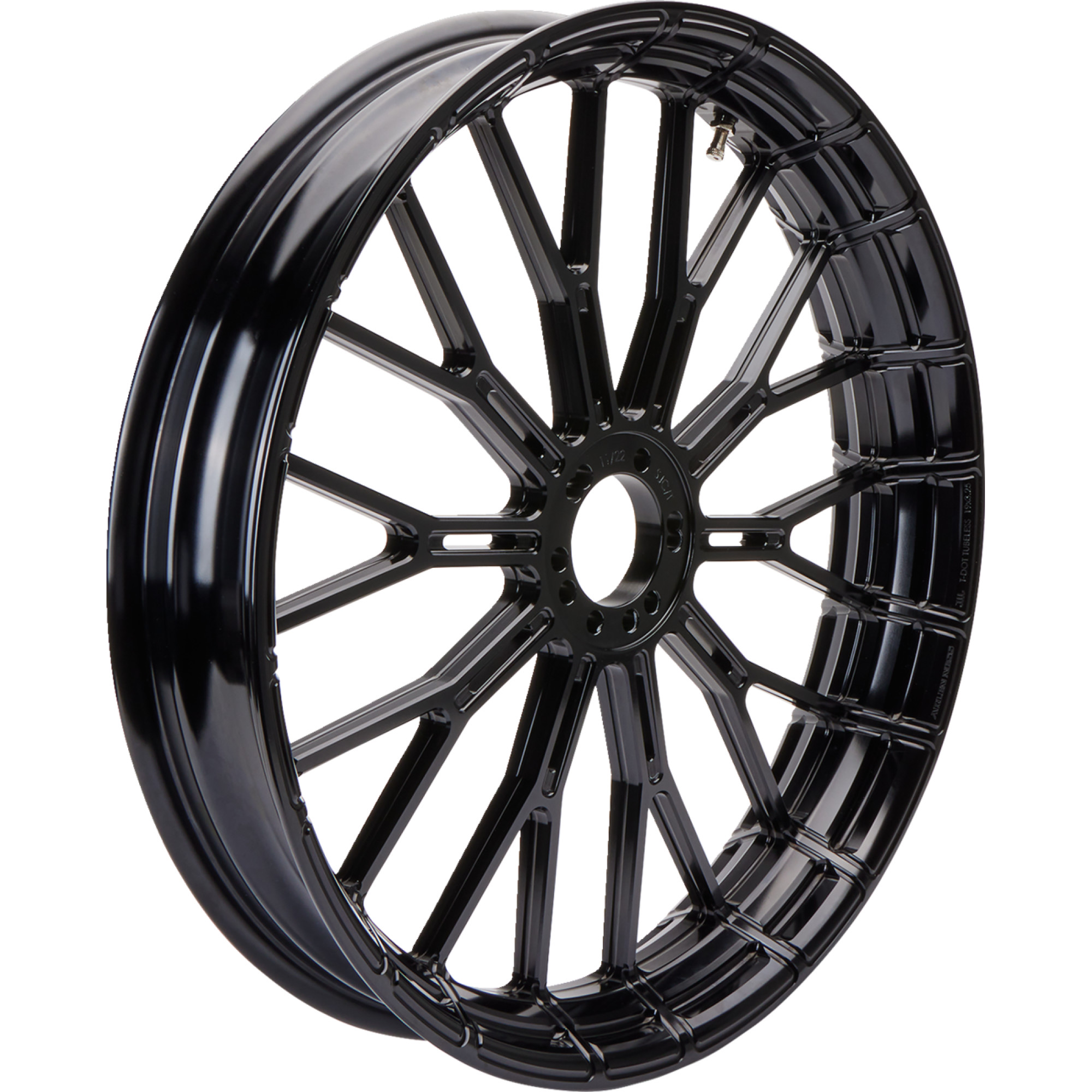 Arlen Ness 21" x 3.5" Y-Spoke Forged Black Front Wheel (71-541)
