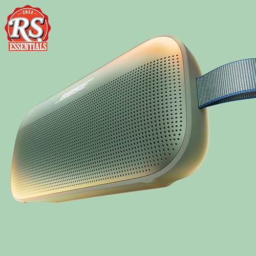 Bose SoundLink Flex Portable Bluetooth Speaker (2nd Gen), Portable Outdoor Speaker with Hi-Fi Audio, Up to 12 Hours Battery Life, Waterproof and Dustproof, Twilight Blue - Limited Edition Color
