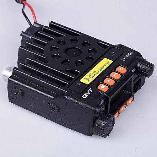 QYT KT8900 Dual Band Mobile Transceiver VHF/UHF 136-174/400-480MHz 25/20W Mini Car Radio Amateur (Ham) Radio, with Programming C