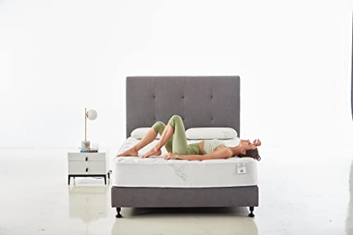 Oliver & Smith Full Size Mattress - 8 Inch Hybrid Full Mattress - Pocketed Coil Springs & High Density Premium Cold Foam with Breathable Polyester Cover - Comfort Tight Top- Medium Firm