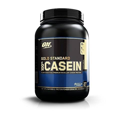 Optimum Nutrition Gold Standard 100% Casein Protein Powder Creamy Vanilla, 908g
