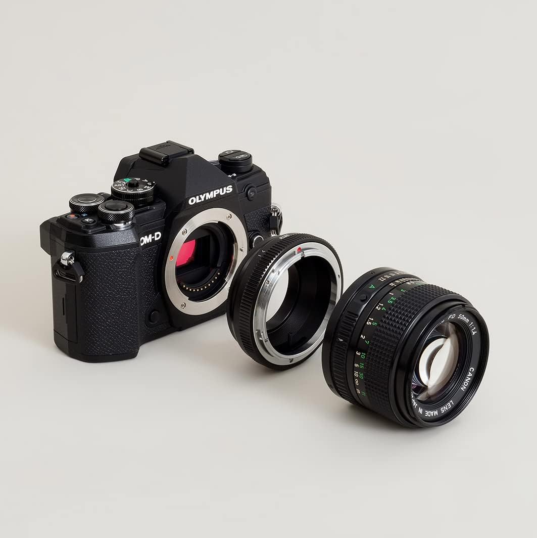 Urth Lens Mount Adapter: Compatible with Olympus OM Lens to Micro Four Thirds (M4/3) Camera Body