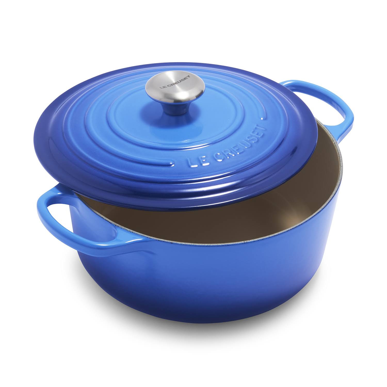 Le Creuset 5.5-Quart Signature Cast Iron Round Dutch Oven - Meringue