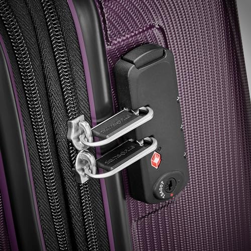 Samsonite Winfield 3 DLX Hardside Expandable Luggage with Spinners, Silver, Carry-On 20-Inch