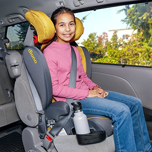 Diono Monterey 2XT Latch 2 in 1 High Back Booster Car Seat with Expandable Height & Width, Side Impact Protection, 8 Years 1 Booster, Blue