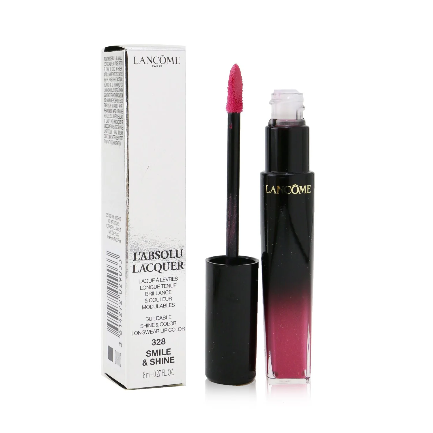 Lancome L'Absolu Lacquer Buildable Shine & Color Longwear Lip Color - # 366 Power Rose  8ml/0.27oz