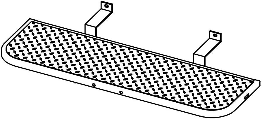 GTW Replacement Steel Footplate for Mach1 Rear Seat Kits Club Car, EZGO, Yamaha (E-Z-GO TXT)