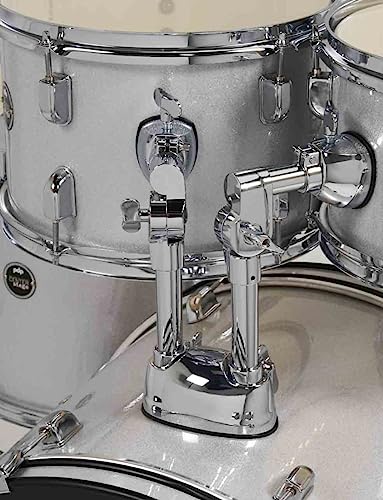 Pacific Drums Center Stage Complete Drumkit, 5 Drum Set, Iridescent Black Sparkle, 7x10, 8x12, 14x16 Floor, 16x22 Kick, 5x14 Snare (PDCE2215KTIB)
