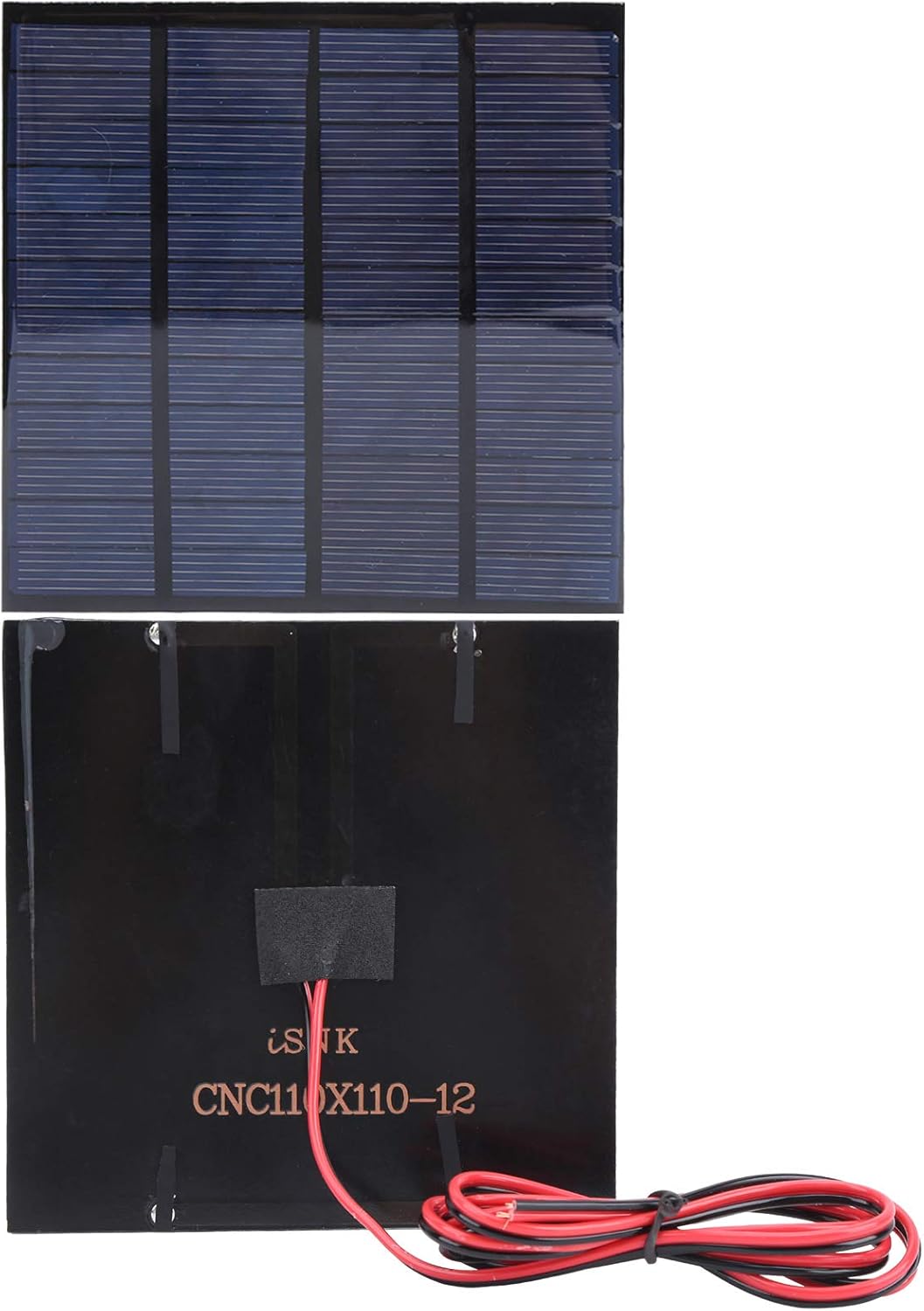 2Pcs DC 12V 150mA Solar Panel Mini Solar Battery Module with 1m Cable DIY Polysilicon Solar Epoxy Cell Charger