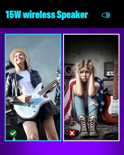 Enya Electric Guitar Inspire 39" Smart Electric Carbon Fiber Guitarra with 15W Wireless Speaker, 20 Distinct Tones, Onboard Presets, Charging Cable, Adjusting Wrench, and Gig Bag