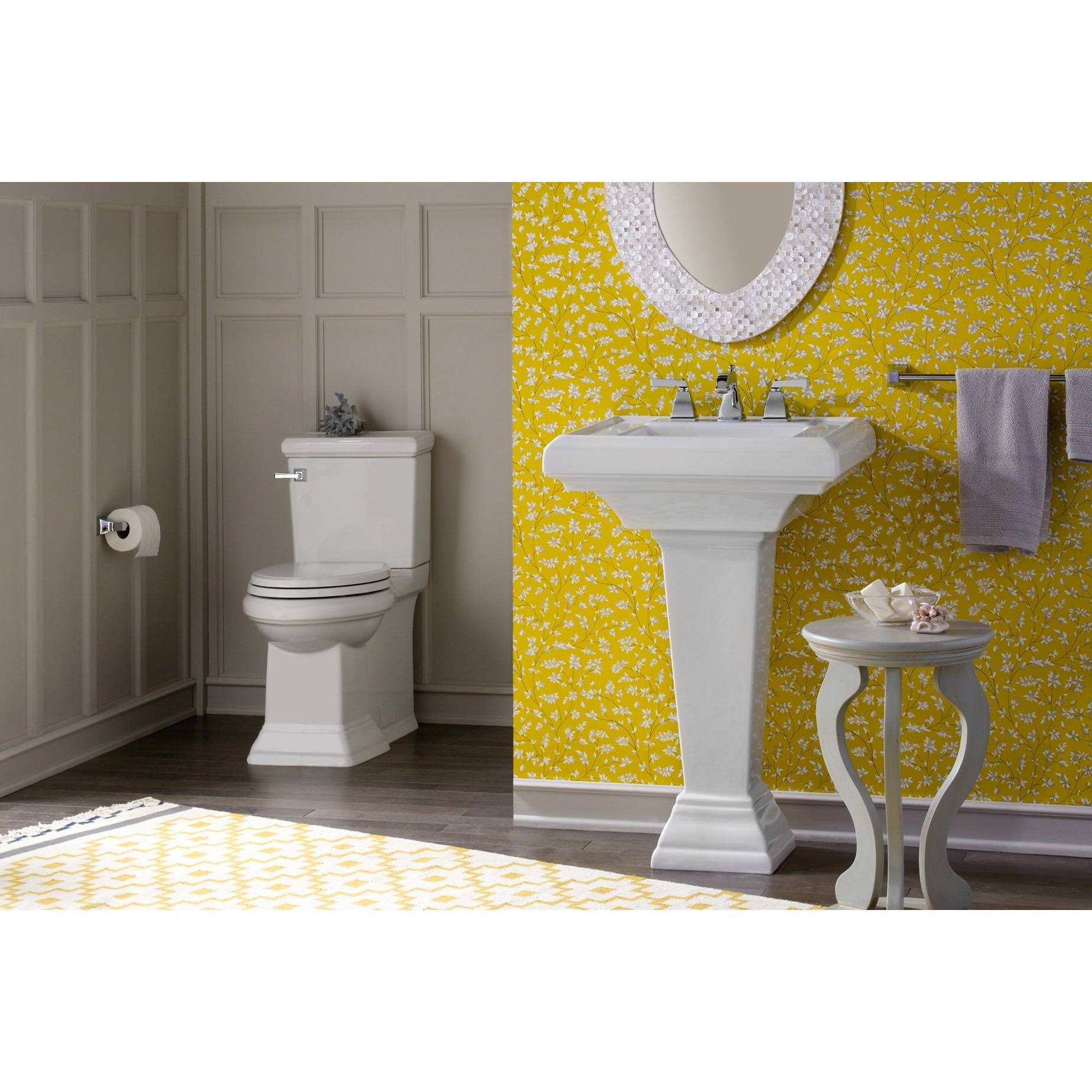 American Standard 2817.128.020 White Town Square Elongated Toilet