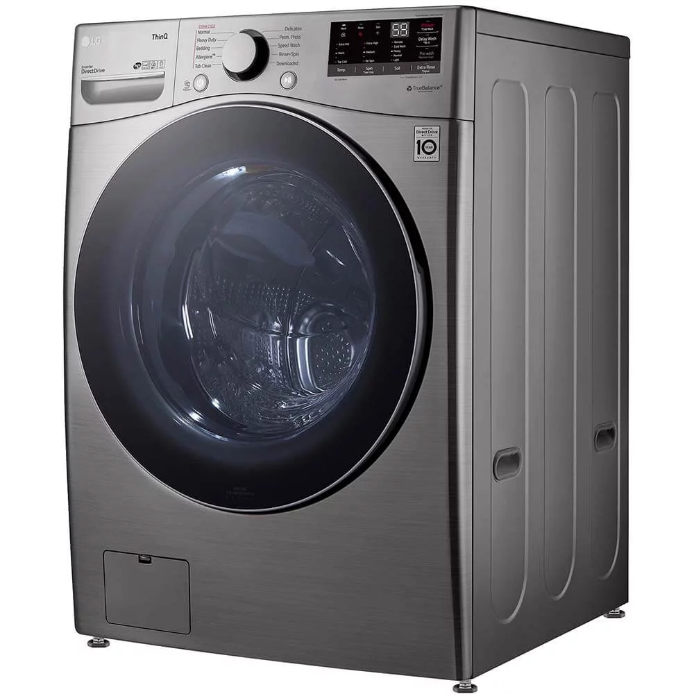 Lg Wm3600ha 27" Wide 4.5 Cu. Ft. Energy Star Rated Front Loading Washer - Graphite Steel