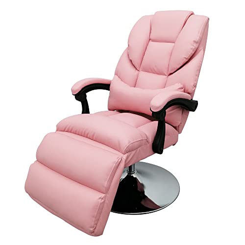 TECHTONGDA Facial Salon Chair Multipurpose Tattoo Chair, 360 Swivel Adjustable Massage Spa Bed Capacity 275lb for Salon Beauty Spa Home, Purple