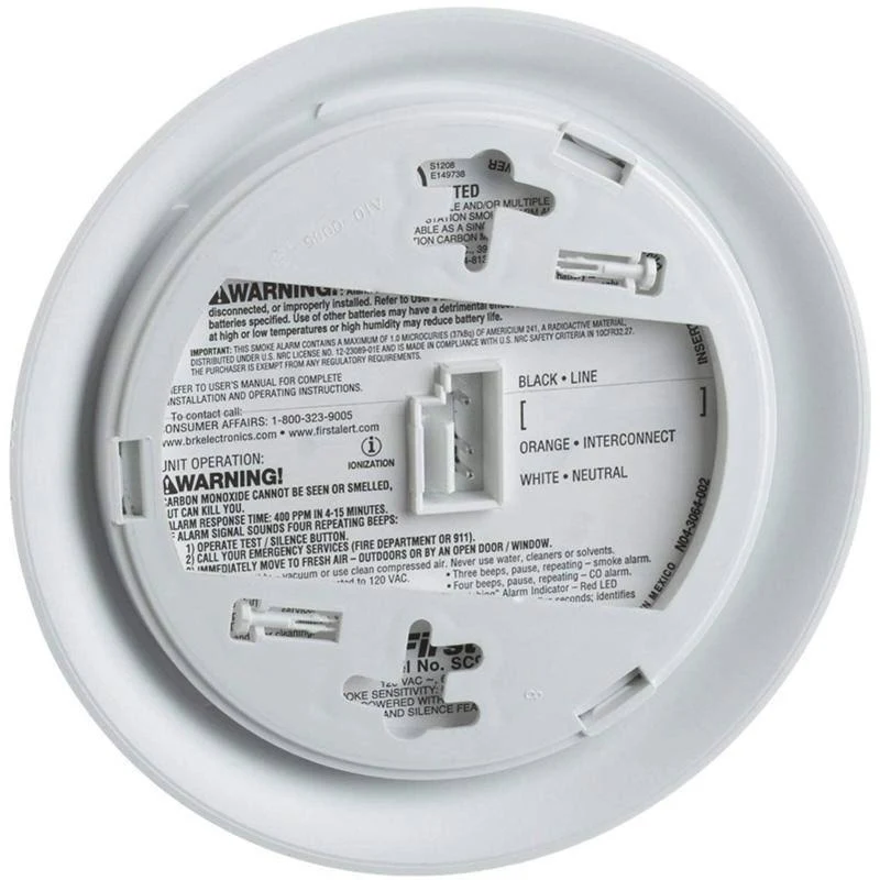 First Alert Brk SC9120B (10pack) Smoke u0026 Carbon Monoxide Detector w/ Batt Backup