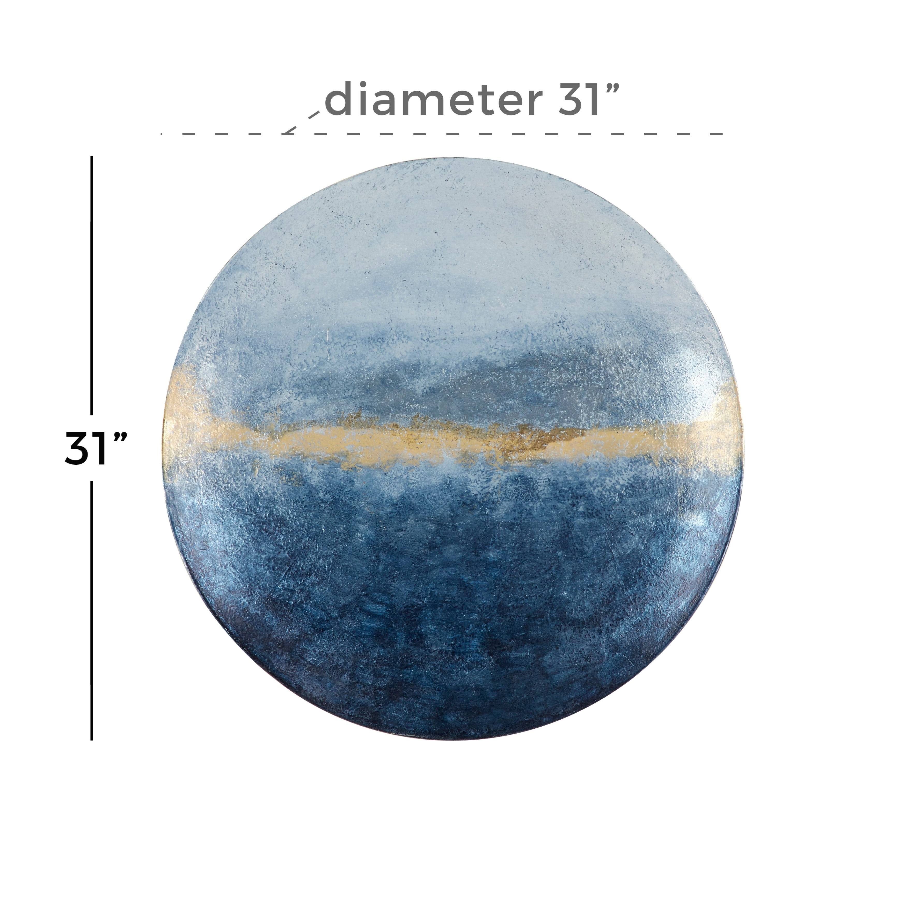 Metal Round Wall Decor - Multi