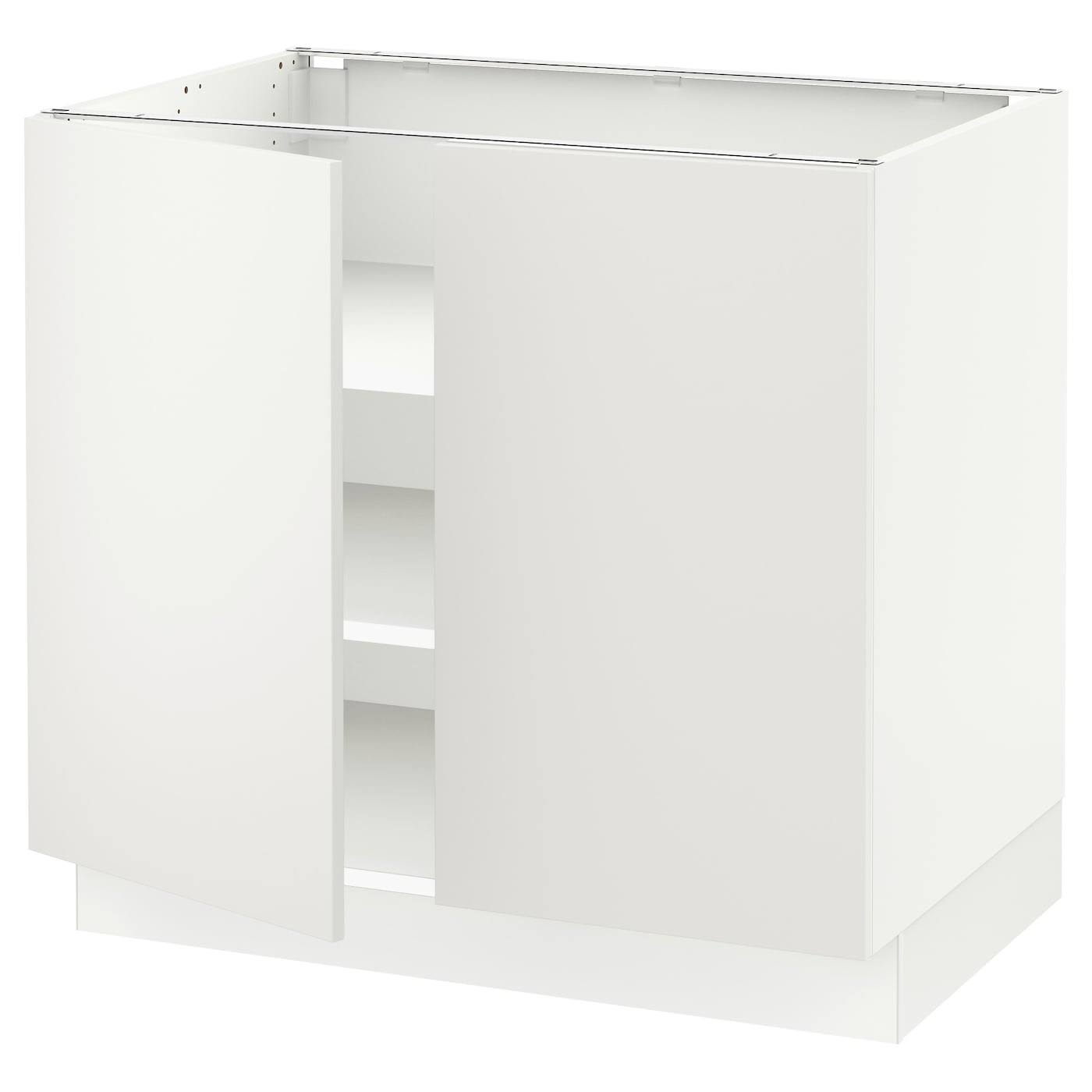 IKEA - SEKTION Base Cabinet with shelves/2 Doors, white/H?ggeby White, 36x24x30