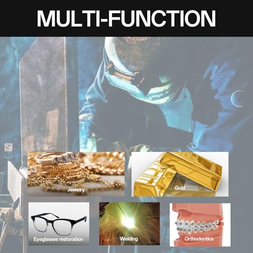 Jewelry Spots Welder for 0.1MM-0.8 MM- 110V Portable Spots Welding Machine Adjustable Welding Power| Jewelry Welder Spots Welder Pulse Argons Arc Jewelry Welder Jewelry Spots Welding Tool