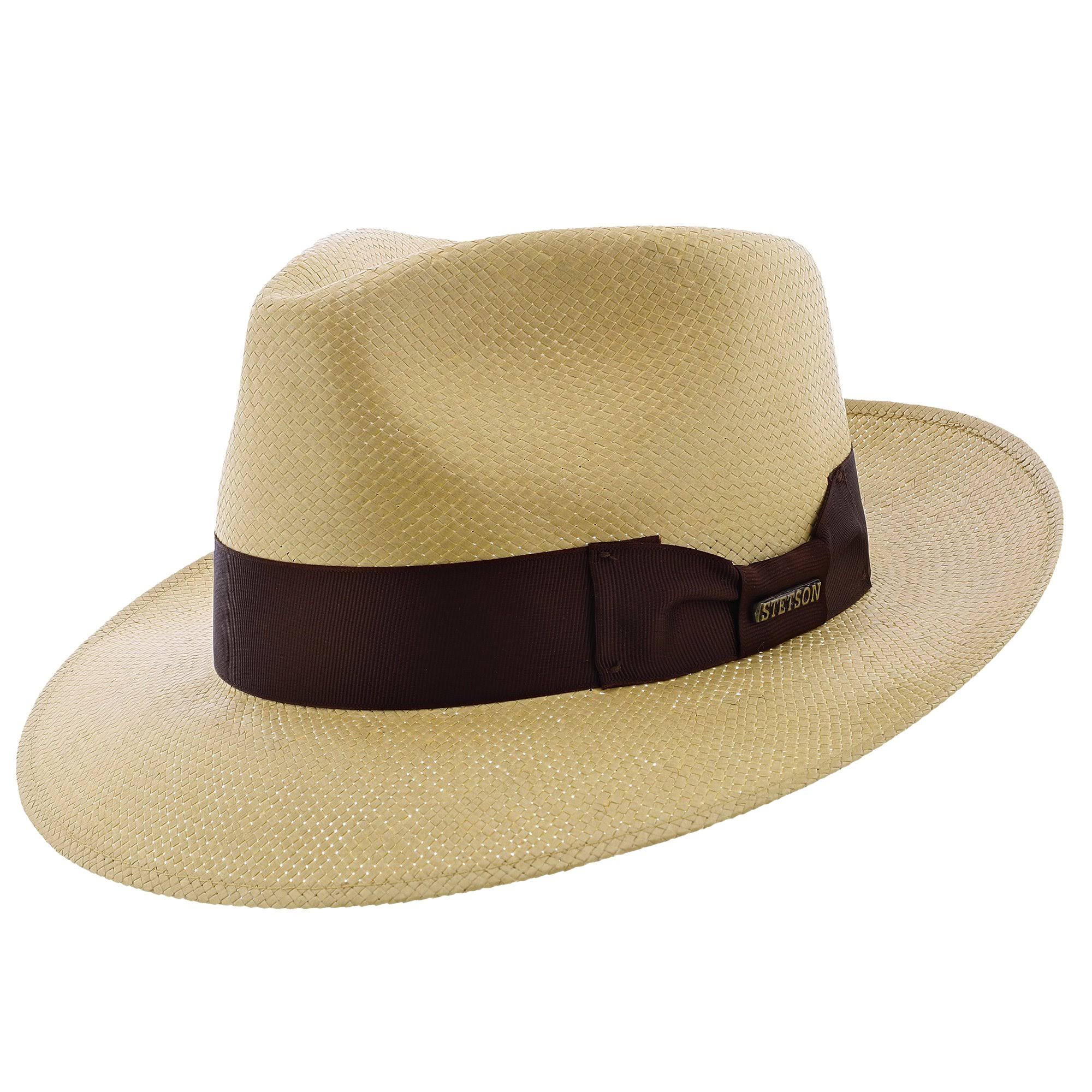 Stetson Adventurer - Shantung Fedora Hat TSADTR Natural - Medium Straw