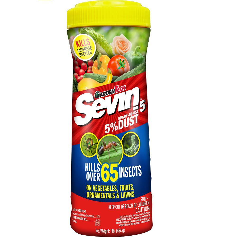 Sevin 1 lb. Ready-to-Use 5% Dust Garden Insect Killer Shaker Canister (Case of 6)