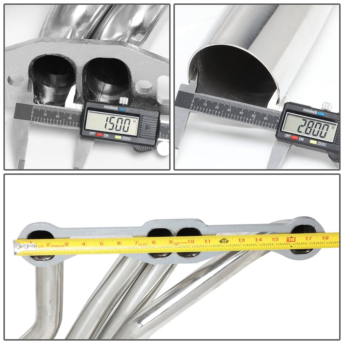 DNA Motoring for 1982 to 1992 Chevy Camaro / Pontiac Firbird V8 SBC Automatic at Tri -Y Long Tube Exhaust Header