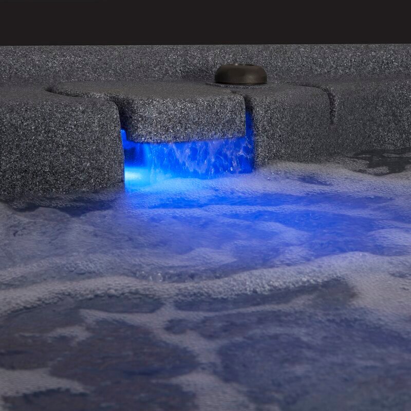 Aquarest Spas, Powered By Jacuzzi® Pumps 6 - Person 29 - Jet Square Plug And Play Hot Tub with Ozonator