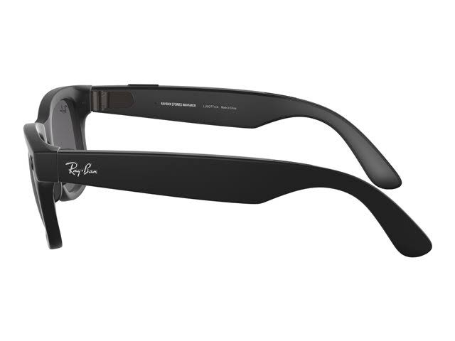 Ray-Ban Stories | Wayfarer Smart Glasses - Matte Black/Dark Grey