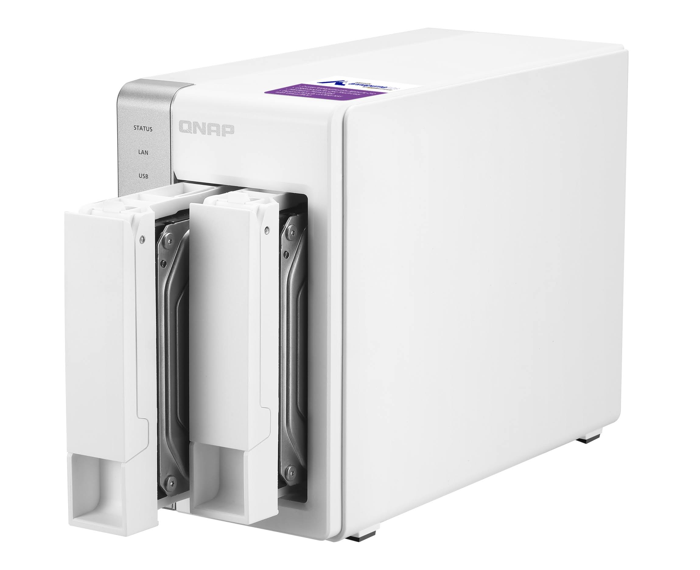 QNAP TS-231P 2-Bay Diskless NAS Server - SATA 6Gb/s