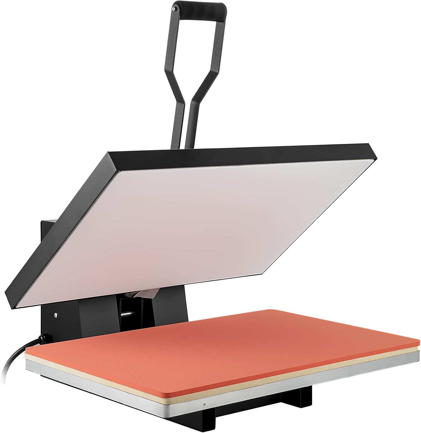 VEVOR Heat Press Machine, 16x24in / 40x61cm, Clamshell Sublimation Transfer Printer Teflon Coated, Digital Precise Heat Control, Silicone Sponge Powerpress for T-Shirt Bag Pad Pillow