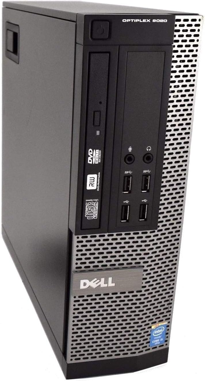 Dell OptiPlex 9020 Small Form Factor Desktop Computer, Intel Core i5-4590, 8GB RAM, 512GB SSD, Windows 10 Pro (Renewed)