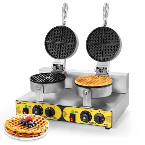 Dyna-Living Commercial Waffle Maker for Restaurant Bakeries Snack Bar