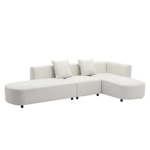 L Shape Sofa,Living Room Upholstery Sofa Couch, Sofa 110.2''Wx61''Dx24.8''H, Comfortable for Living Room