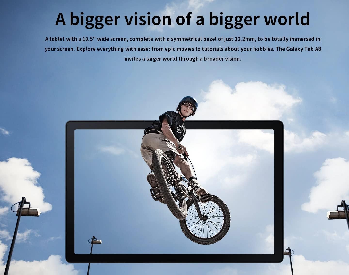 Samsung Galaxy Tab A8 10.5" FHD Touchscreen Android Wi-Fi Tablet, Silver, 32GB Internal Memory, Octa-core Processor, 3GB RAM, 8MP Rear + 5MP Front Camera, Bluetooth v5.0 WEPGPY