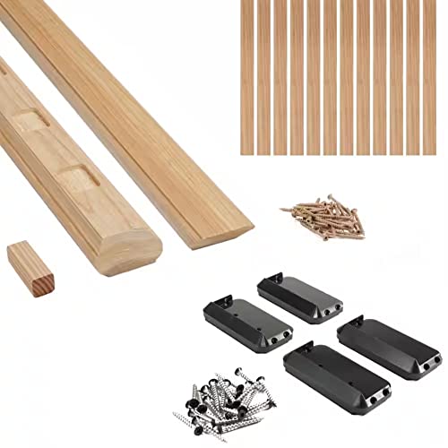ProWood 6 ft. Cedar Routed Stair Rail Kit with SE Balusters