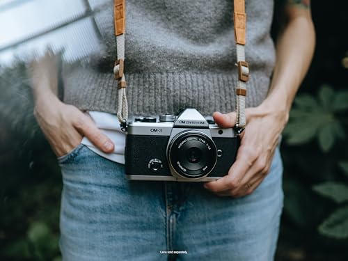 OM System Om-3 Mirrorless Micro Four Thirds Lens System Camera with Backside-Illuminated Stacked Live MOS Sensor and Built-in 5-Axis Sensor-Shift Image Stabilization