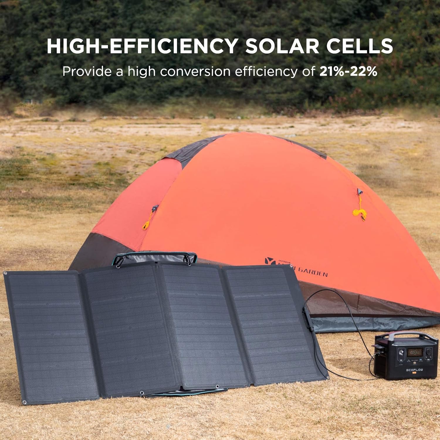 EF ECOFLOW Solar Generator RIVER Pro, 720Wh Portable Power Station with 160W Solar Panel, Power Multiple Devices, Recharge 0-80% Within 1 Hour, for Camping, RV, Outdoors, Off-Grid