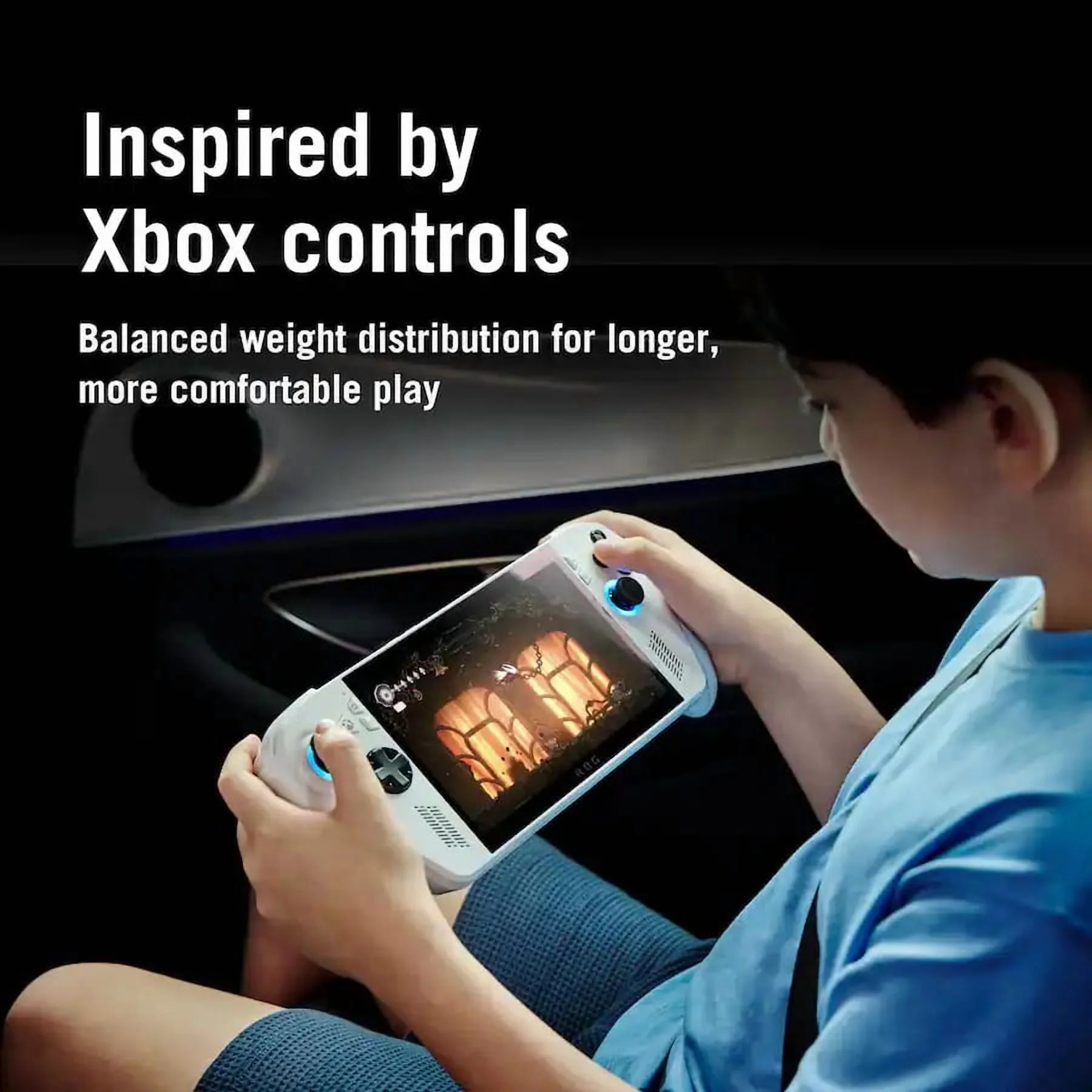 ASUS ROG Xbox Ally 7" FHD Gaming Handheld Console, 120Hz IPS LED Touch Screen, AMD Ryzen Z2 A Processor, 16GB with 512GB SSD, Windows 11, with 5ave 3-in-1 Kit