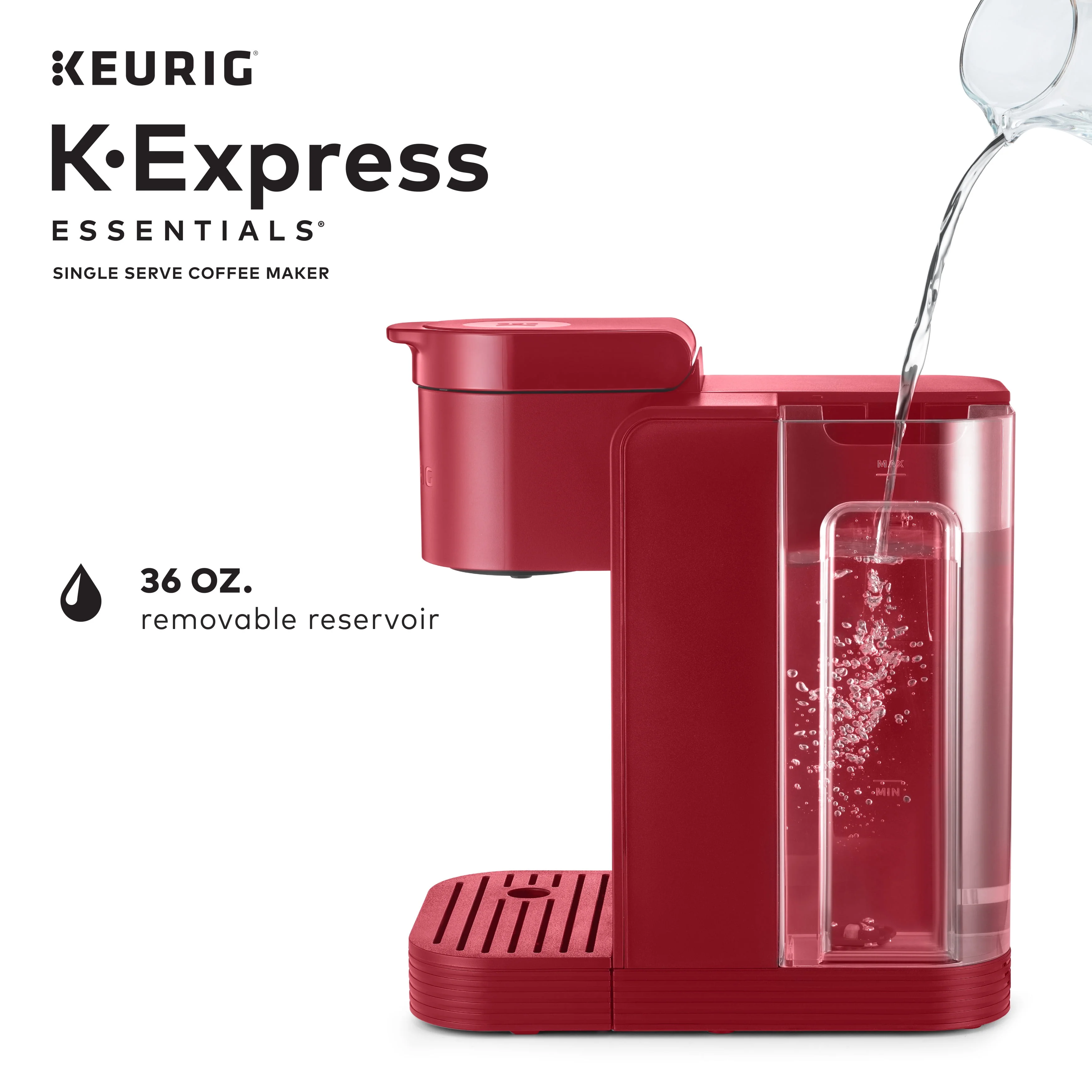 Keurig K-Express Essentials Single Serve K-Cup Pod Coffee Maker, Black